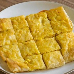 โรตีไข่+ข้าวโพด