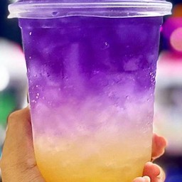 น้ำชาอัญชันน้ำผึ้งมะนาว