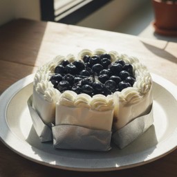 เค้กบลูเบอร์รี่ 1ชิ้น