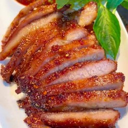 คอหมูย่าง น้ำจิ้มแจ่วมะขาม