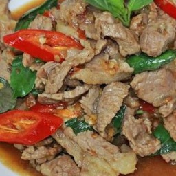 ลาอ๊อด กระเพราเนื้อตุ๋น ฮาลาล