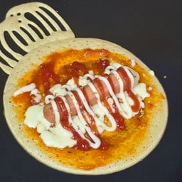 พิซซ่า+ชีส+ไส้กรอก (2ชิ้น)