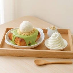 สังขยาใบเตยโทสต์