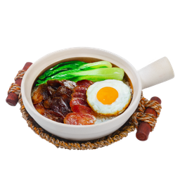 A8 ข้าวอบหม้อดินกุนเชียงกวางตุ้ง Claypot Rice with Preserved Meat(OL)