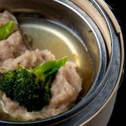 ติ่มซำหมูหน้าบล็อคโคลี่ มี2ชิ้น