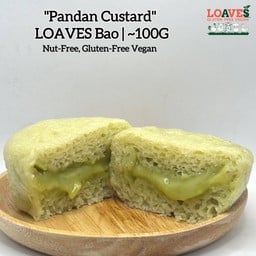 ซาลาเปา "สังขยาใบเตย" | นัทฟรี กลูเตนฟรี วีแกน เจ | ~100ก