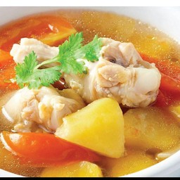 ซุบไก่มันฝรั่ง พร้อมข้าวสวย