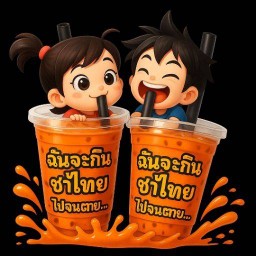 ฉันจะกินชาไทยไปจนตาย...