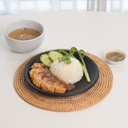 ข้าวหมูกรอบ