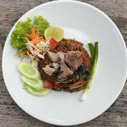 ข้าวผัดรถไฟ (หมู)