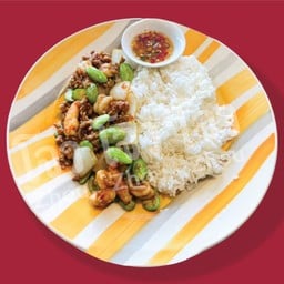 โจว บะหมี่หมูย่างซอสแดง - บางแสน บางแสน