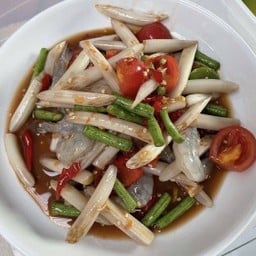 ตำไหลบัวกุ้งสด