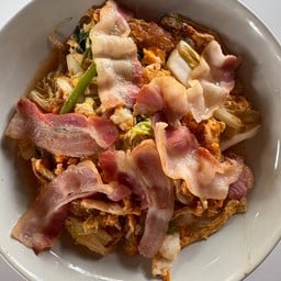 สุกี้แห้งเบคอน