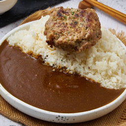 ข้าวหน้าแกงกะหรี่แฮมเบิร์ก