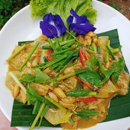 เนื้อปูผัดผงกะหรี่