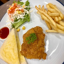 สเต็กไก่ทอดกรอบ