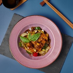 ปลาเก๋าผัดพริกไทยดำ