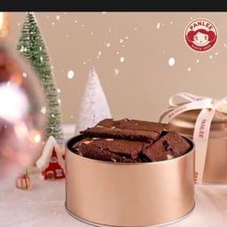 บราวนี่กรอบไร้แป้ง  กล่องโลหะ