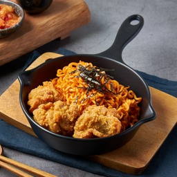 (สูตรใหม่!) มาม่าเกาหลีไก่ทอด