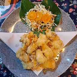 ปลาหมึกชุบเกล็ดขนมปังทอด(150)