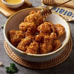 ไก่ทอดซอสน้ำผึ้งคาราเมล