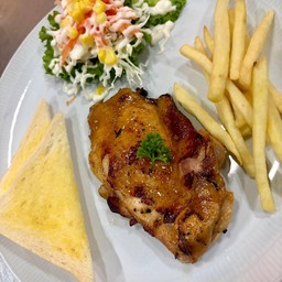 สเต็กไก่พริกไทยดำ