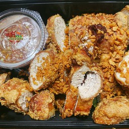 ไข่ปลากะพงทอด