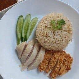 ข้าวมันไก่ผสม ต้ม-ทอด