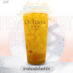 New !! ชาเขียวพีชโยเกิร์ต