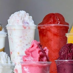 น้ำปั่น ข้าวไก่ทอด