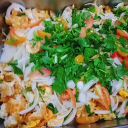 ยำไข่ดาว(กับข้าว)