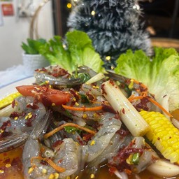 ยำกุ้งสด