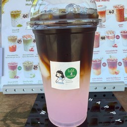 อเมกาโน่ ลิ้นจี่ (กาแฟ1ช็อต)