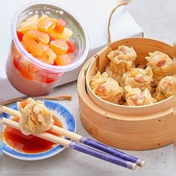 ขนมจีบ+เต้าฮวยฟรุ๊ตสลัด