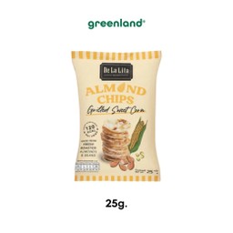 DELALITA Almond Chips รสกริลล์สวีตคอร์น (25g)