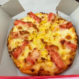 พิซซ่าข้าวโพดปูอัด