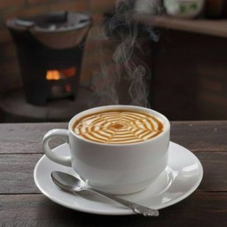 นมสดน้ำผึ้ง ร้อน