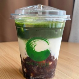 Red Bean Matcha Latte