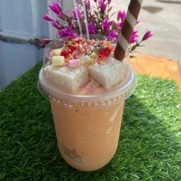 ชานมฟรีไข่มุก ปังปิ้ง