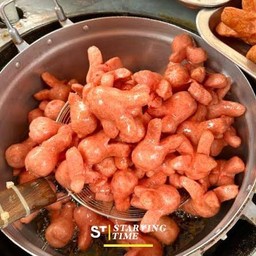 ไส้กรอกแดงทอด 16 ลูก