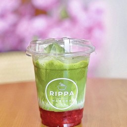 STRAWBERRY MATCHA LATTE
