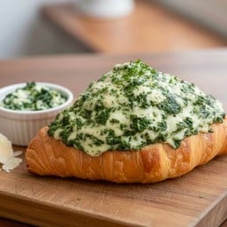 ครัวซองต์ผักโขมชีส