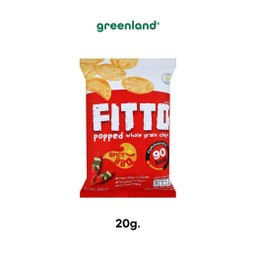 FITTO Whole Grain Pop รสสไปซี่บาร์บีคิว (20g)