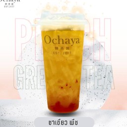 ชาเขียวพีช + บุก