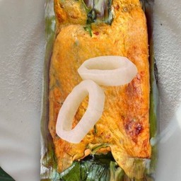 ห่อหมกย่างหน้าปลาหมึก