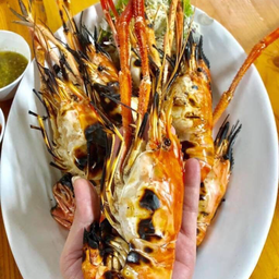 กุ้งใหญ่เผา