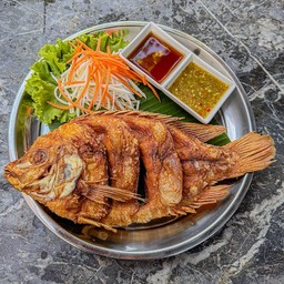 ปลาทับทิม ทอดน้ำปลา (ตัว)