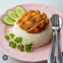 ข้าวไก่กรอบบ้านแม่