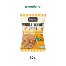 DELALITA Whole Wheat Chips รสกริลล์สวีตคอร์น (30g)