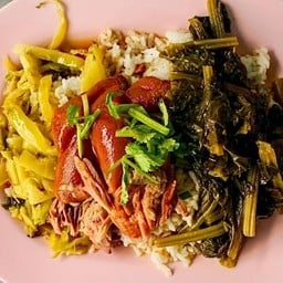 ข้าวจับฉ่าย+ขาหมู